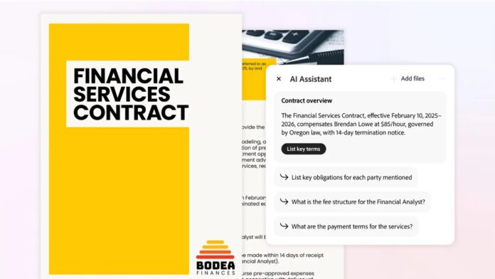 Adobe Acrobat can help users understand contract jargon with new PDF AI tools