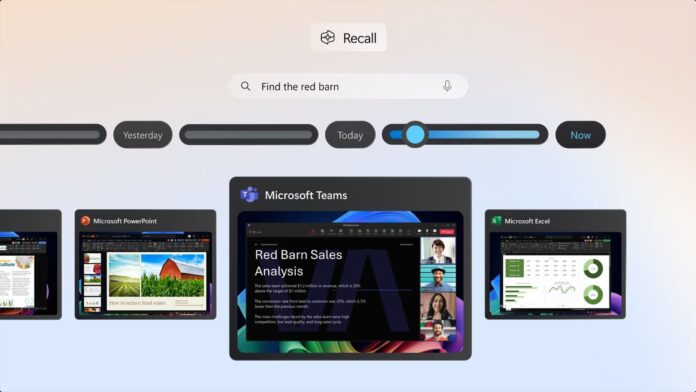 Windows Recall is finally nearing launch, Microsoft suggests
