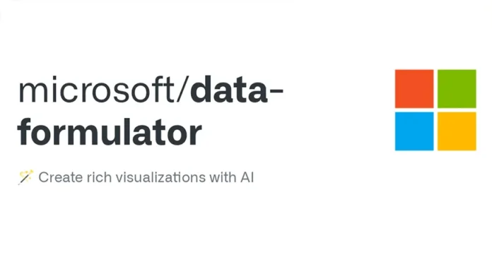 Analyse Data for Free Using Microsoft’s Latest AI Tool: Data Formulator