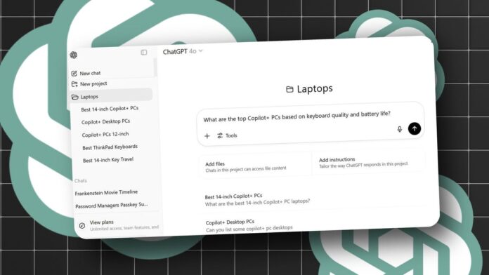 6 new ways ChatGPT Projects supercharges your AI chats - how to try it