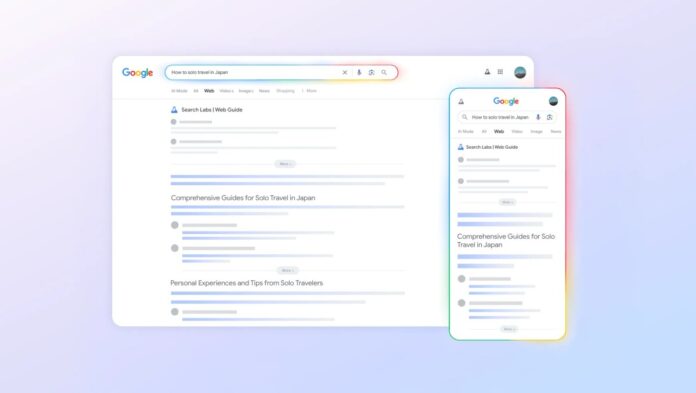 Google Web Guide