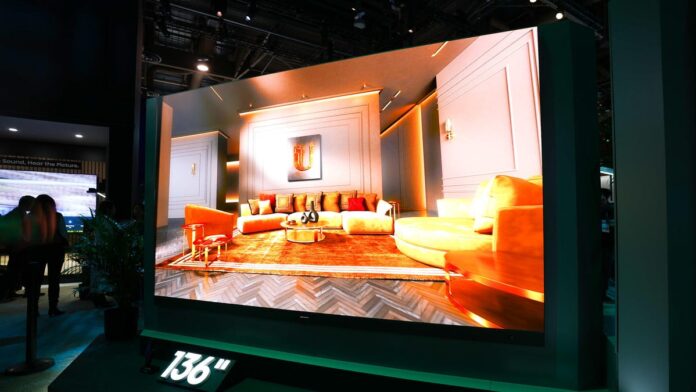 Hisense's giant 136-inch TV probably won't even fit in your home, but you can get it for $20,000 off