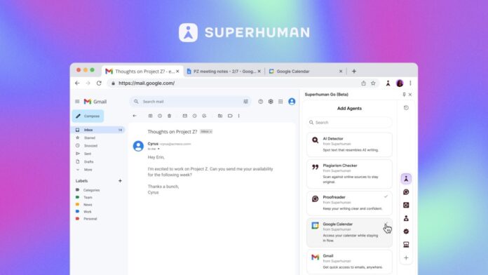 Static_Google-Calendar-Agent.jpeg Grammarly rebrands to ‘Superhuman,’ launches a new AI assistant